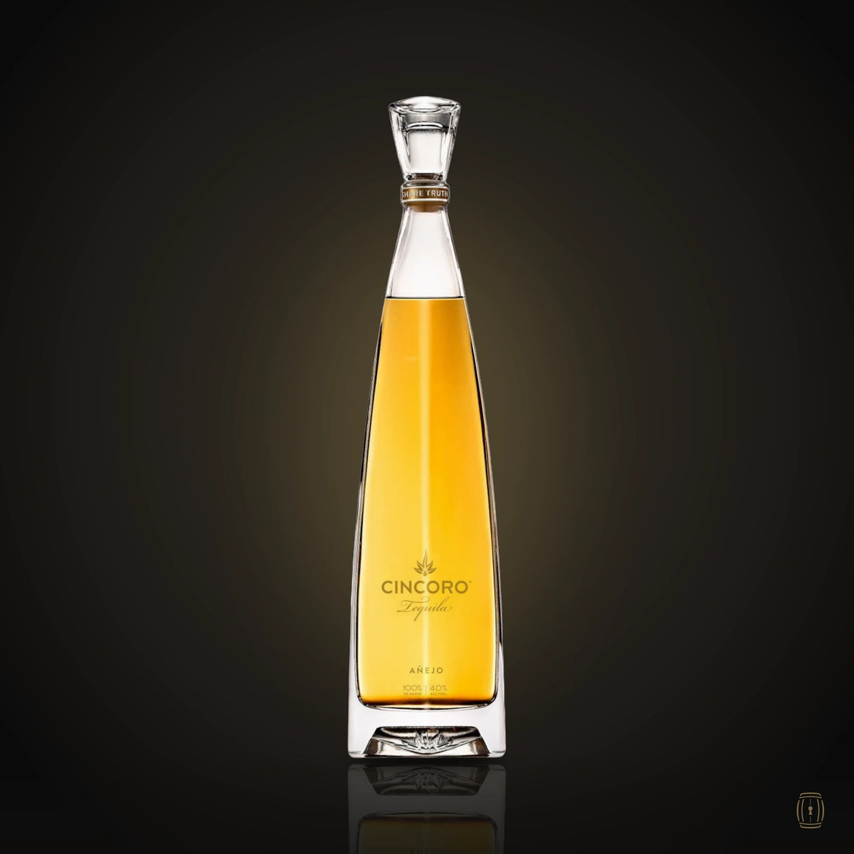 Cincoro Añejo tequila tall bottle