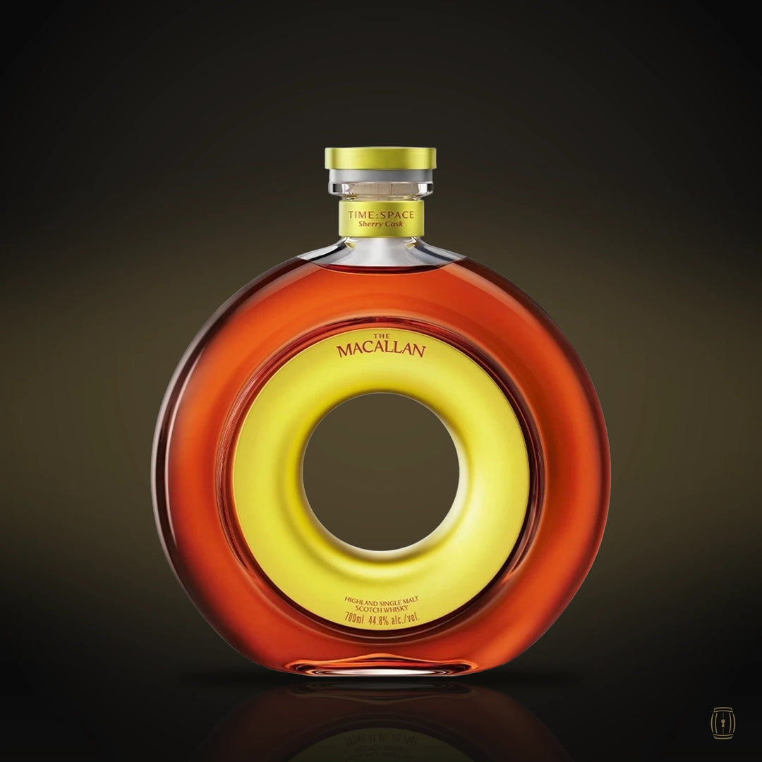 The Macallan TIME : SPACE Sherry Cask circular decanter
