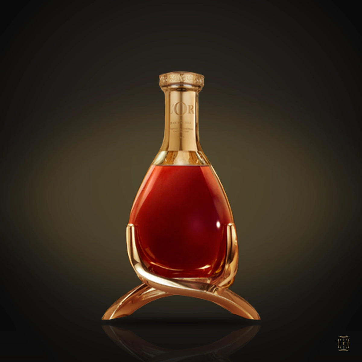 L'Or de Jean Martell Réserve du Château Chanteloup Cognac 700ml Baccarat decanter and box
