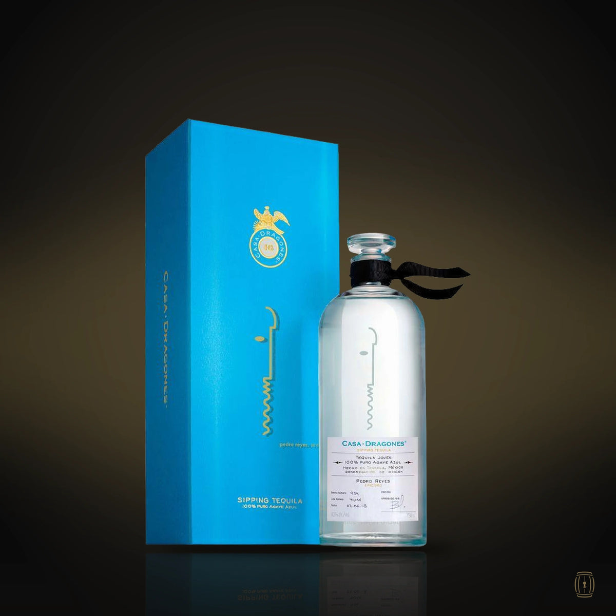 Casa Dragones Joven Pedro Reyes Artist Edition decanter with blue box