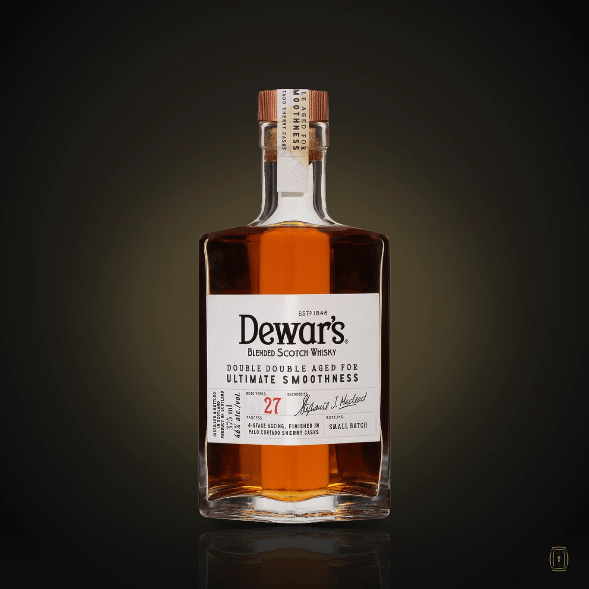 Dewar's Double Double 27 Year Old blended Scotch 375ml bottle
