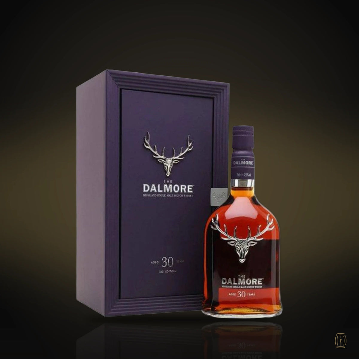 The Dalmore 30 Year Old 2023 Release Single Malt Scotch 750ml bottle with purple case