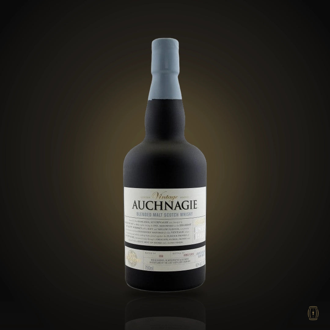 Lost Distillery Company Auchnagie Vintage blended malt bottle