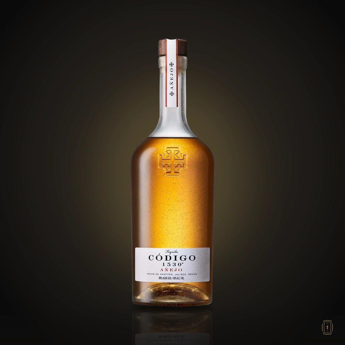 Código 1530 Añejo tequila bottle