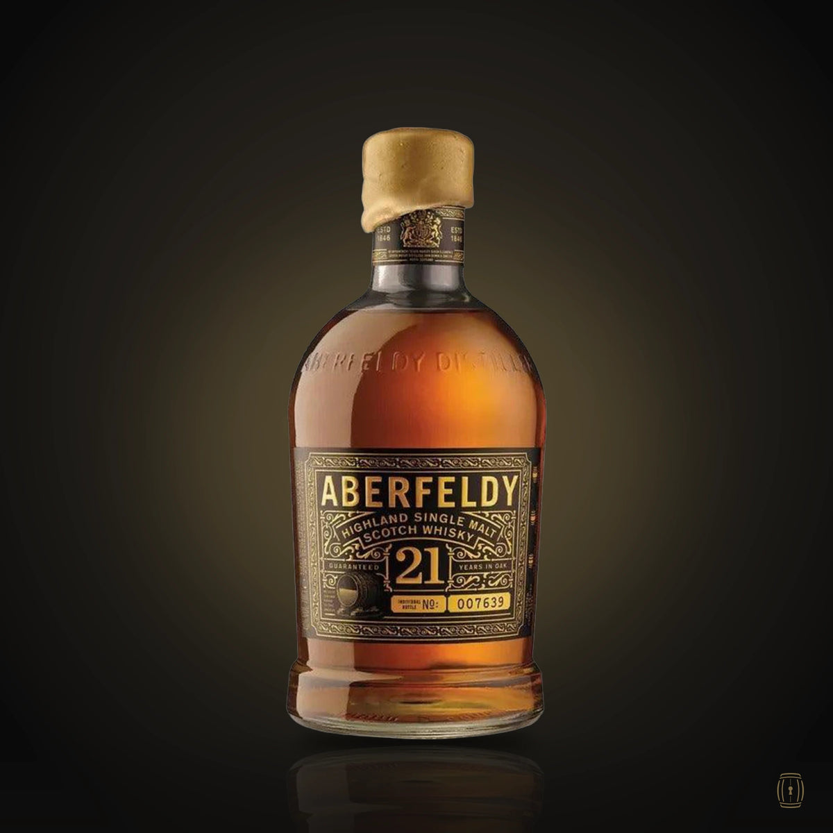 Aberfeldy 21 Year Old Highland single malt bottle