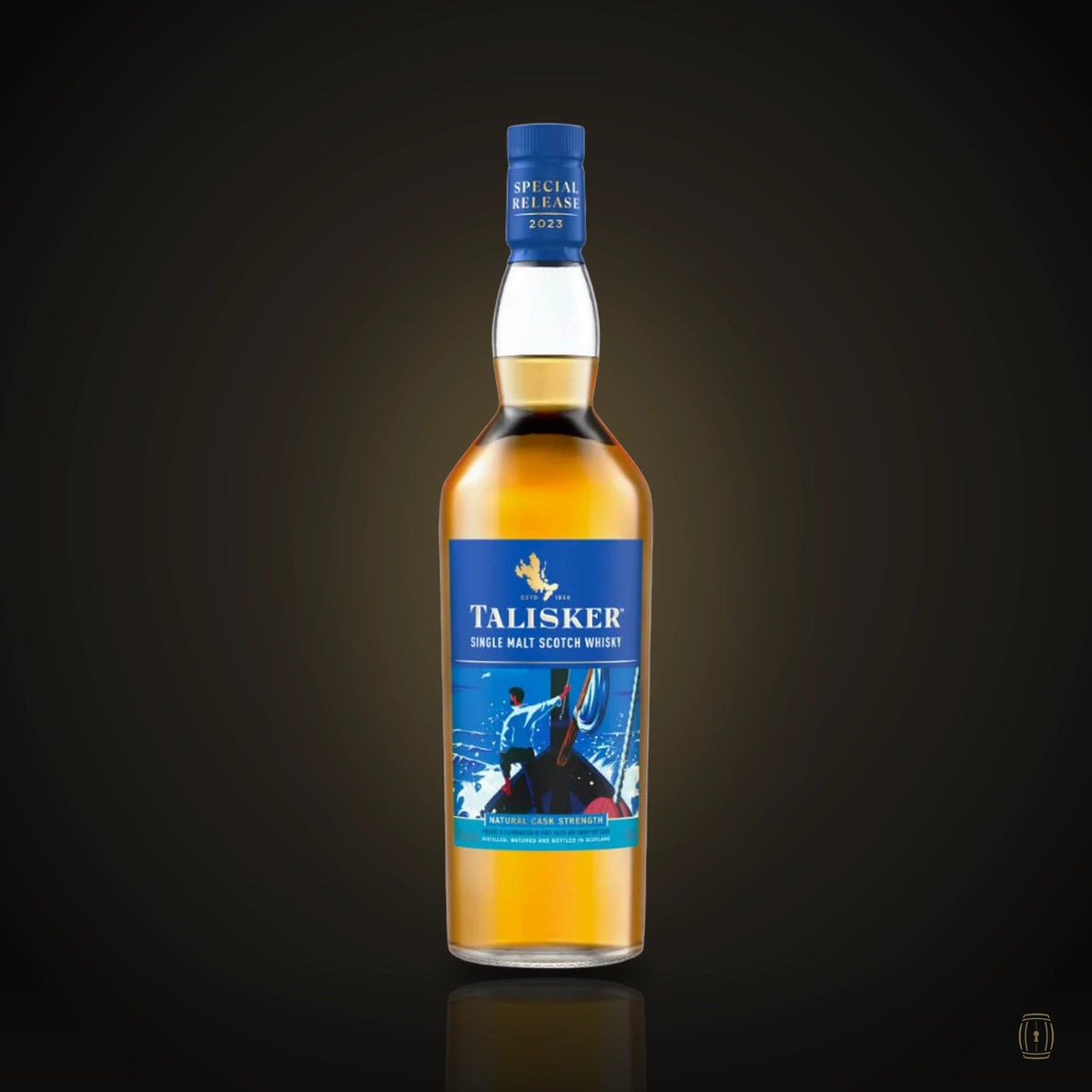 Talisker Wild Explorador Special Release 2023 bottle with illustrated tube
