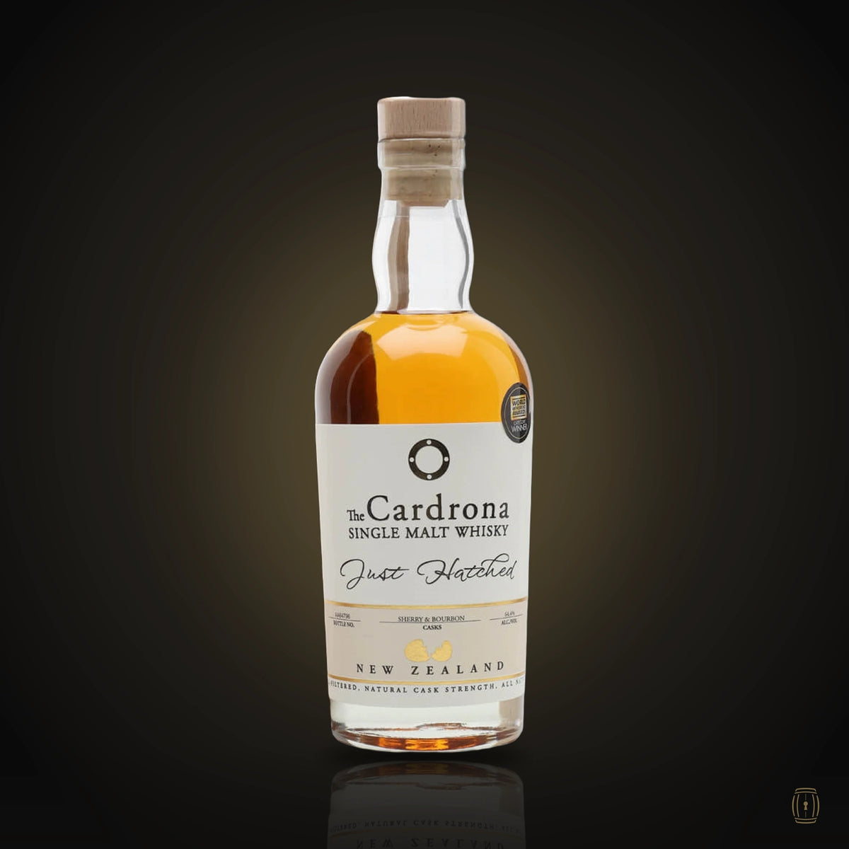 The Cardrona Just Hatched single malt bottle