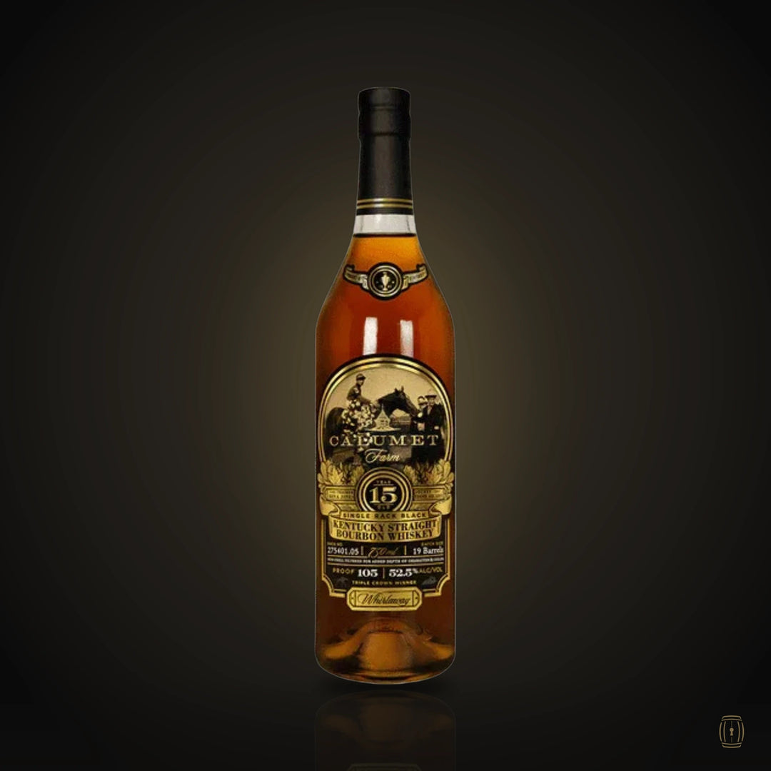 Calumet Farm 15 year bourbon bottle