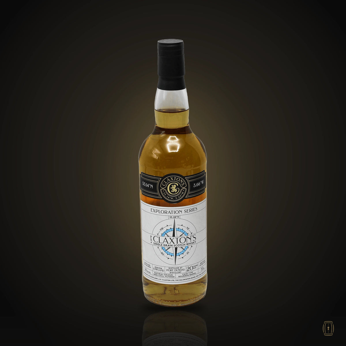 Claxton's Exploration Series single grain bottle