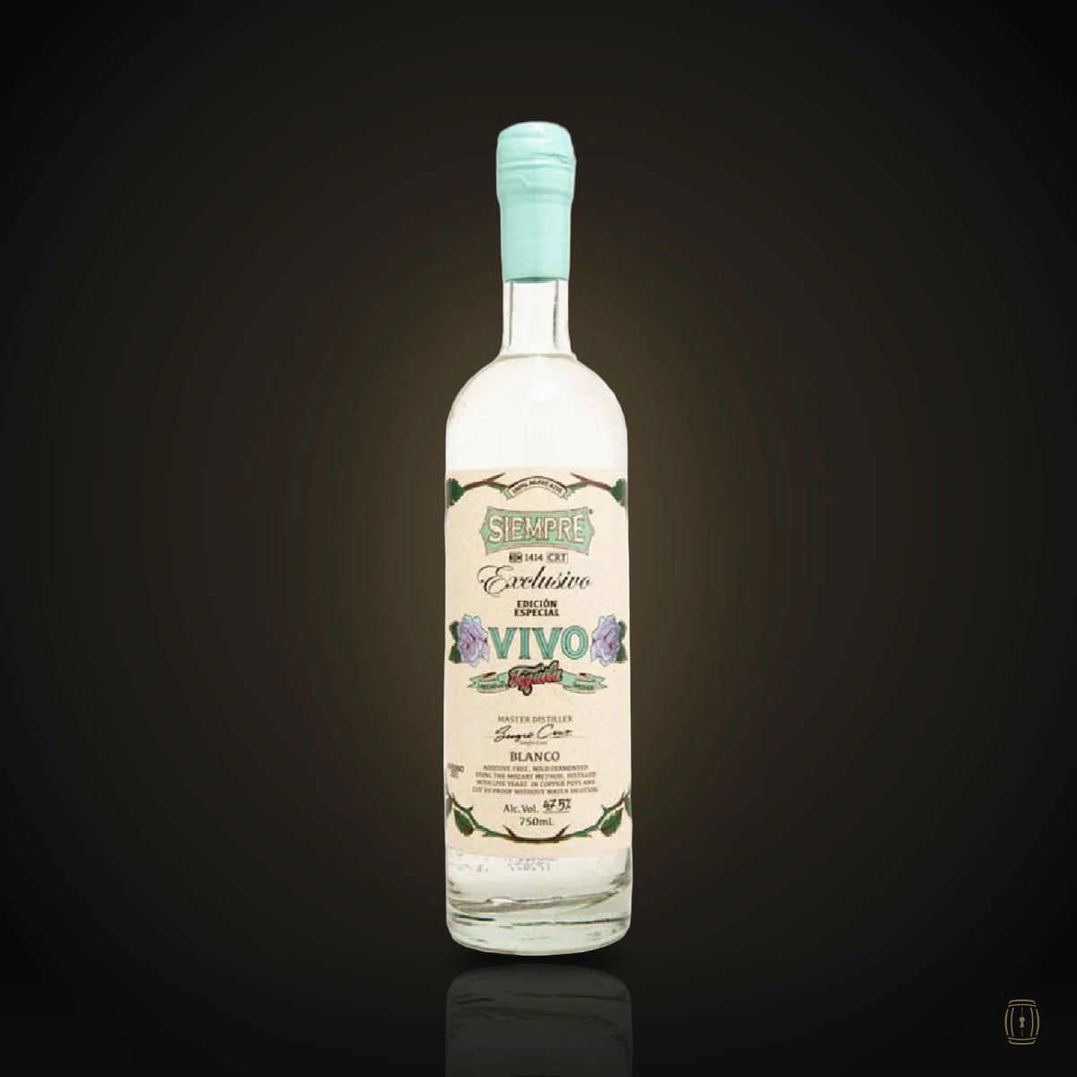 Siempre Exclusivo Vivo blanco tequila bottle