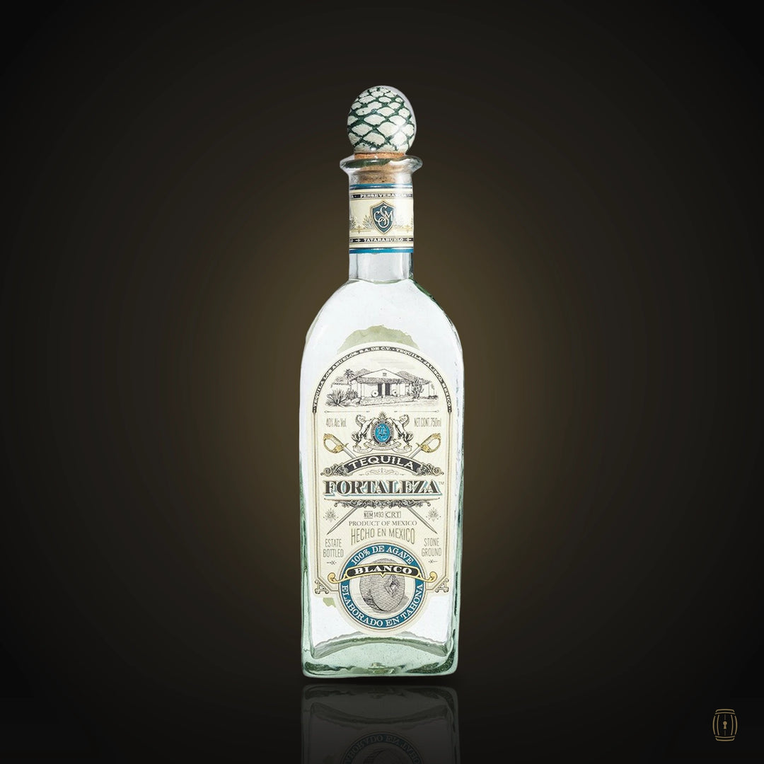 Fortaleza Blanco tequila bottle
