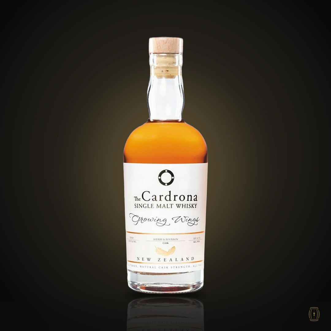 The Cardrona Growing Wings single malt bottle