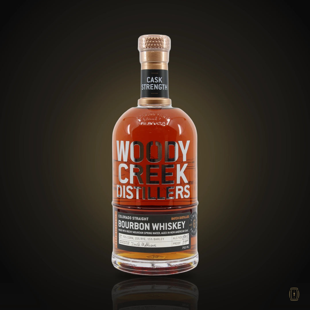 Woody Creek Distillers Limited Edition Cask Strength Colorado Straight Bourbon Whiskey 6 year 750ml