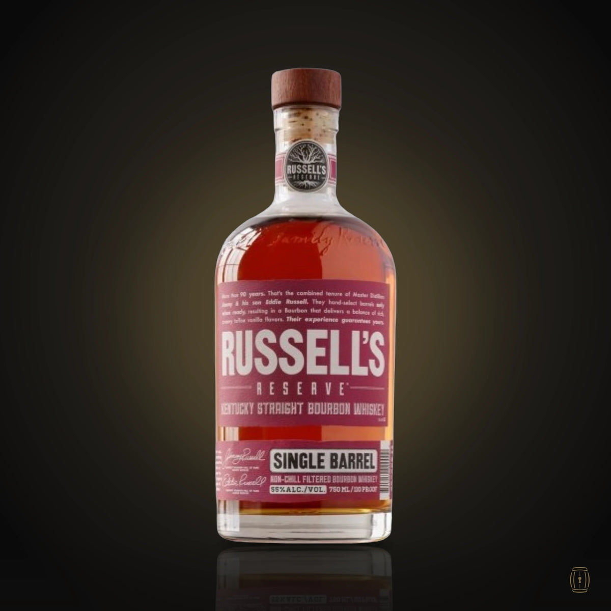 Russells Reserve Straight Bourbon Small Batch Single Barrel 750ml