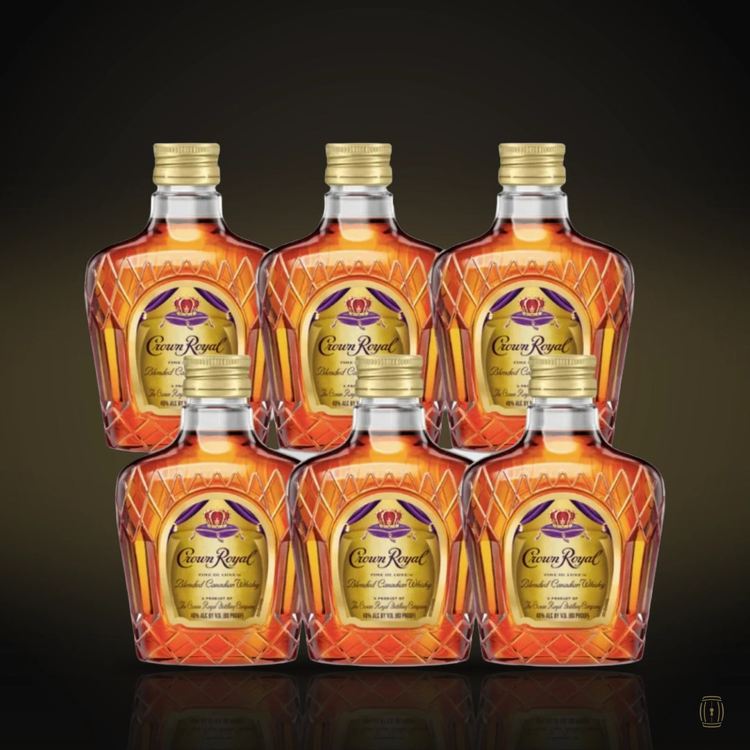 Crown Royal Blended Canadian Whiskey Mini (6 pack) 50ml