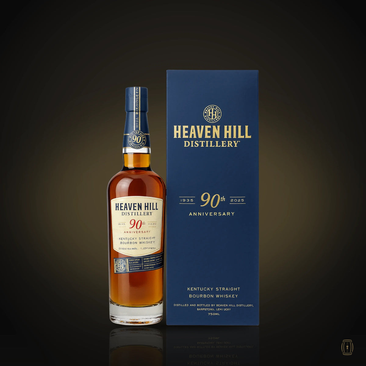Heaven Hill 90th Anniversay whiskey 750ml
