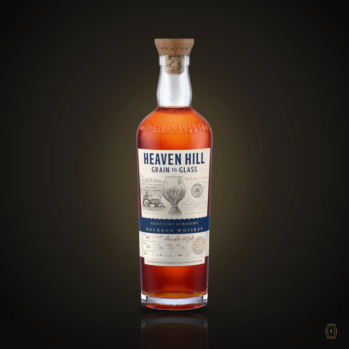 Heaven Hill Grain To Glass Kentucky Straight Bourbon Whiskey 700ml