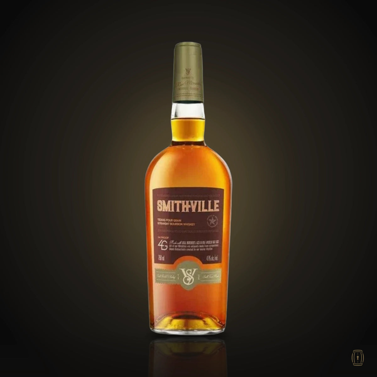 Smithville Texas Four Grain Straight Bourbon Whiskey 750ml