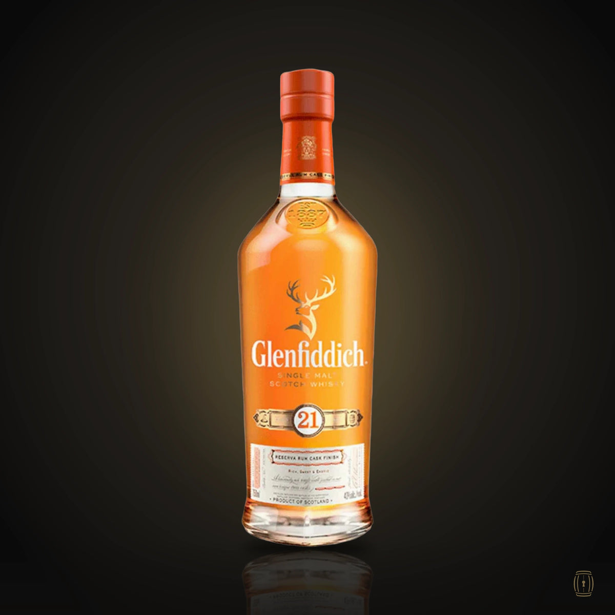 Glenfiddich 21 years Reserve Rum Cask Finished whisky 750 ml