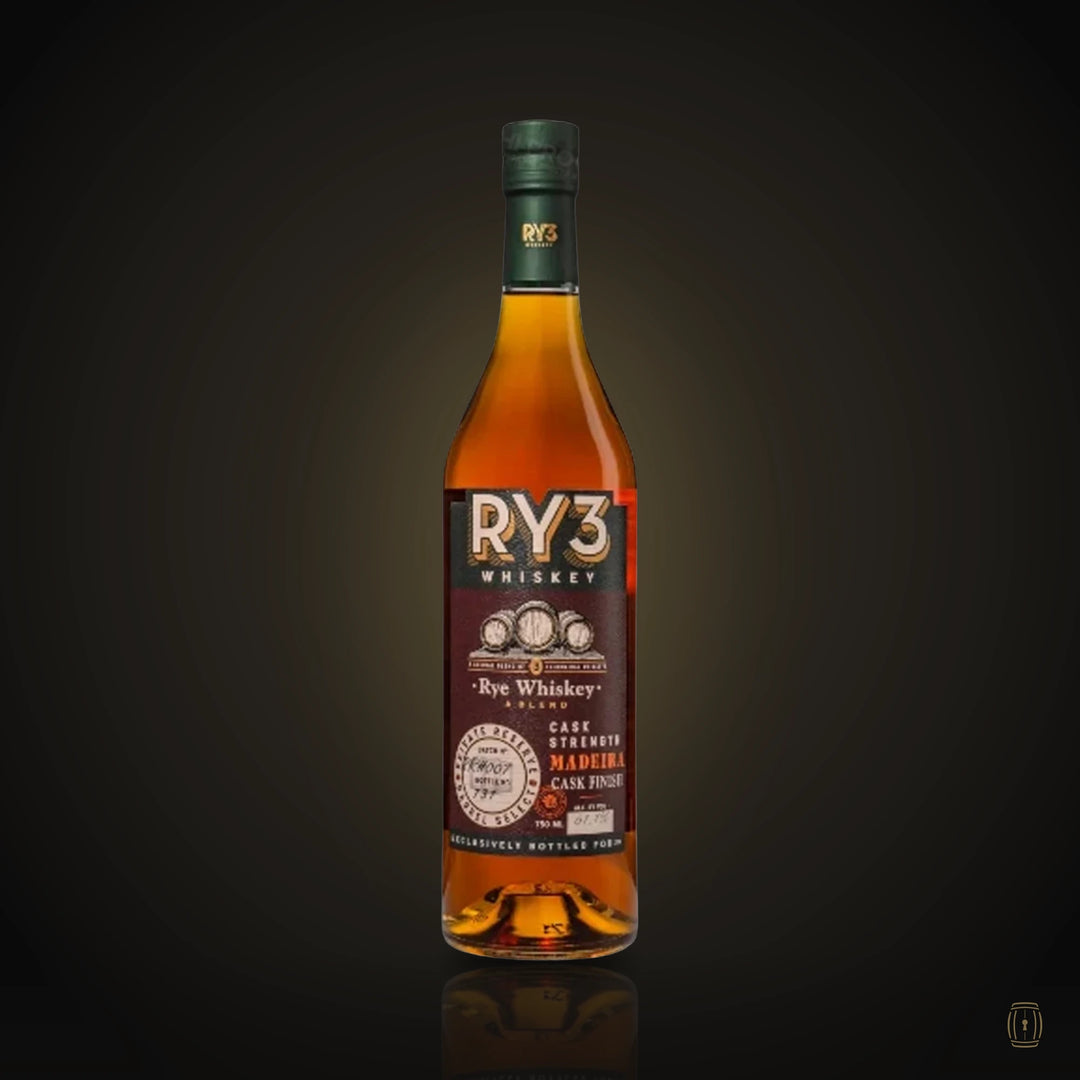 RY3 Whiskey Cask Strength Madeira Cask Finish Rye Whiskey 750ml