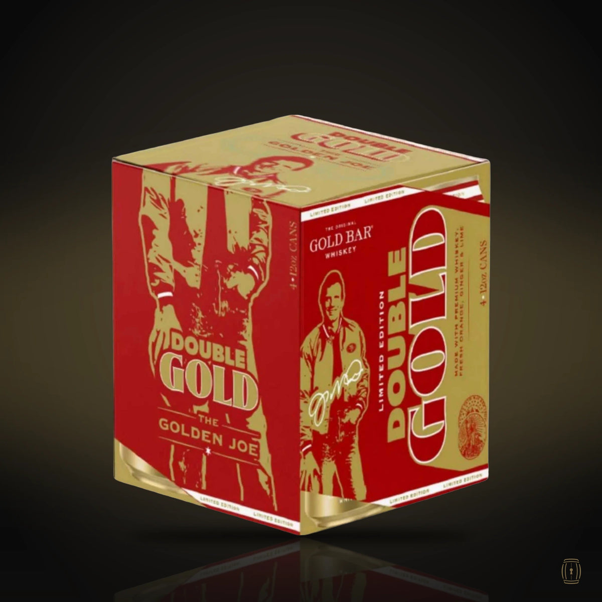 Gold Bar Double Gold The Golden Joe 4 pack Limited Edition 355 ML