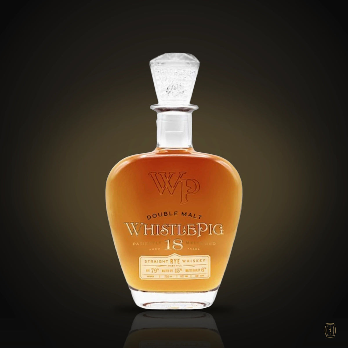 WhistlePig Double Malt 18 Year Old Straight Rye Whiskey 750ml