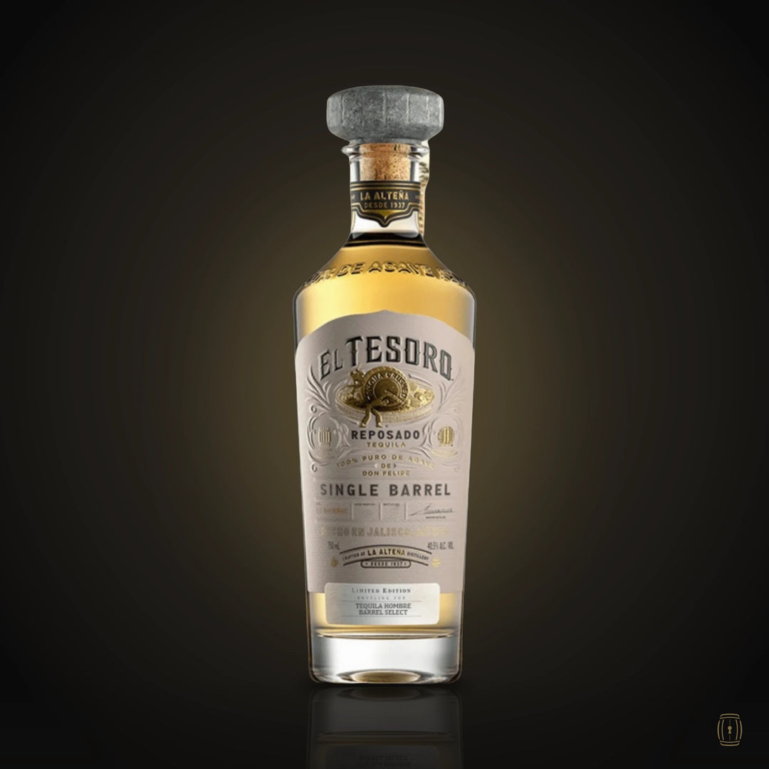 El Tesoro Reposado Single Barrel Limited Edition Tequila Hombre Barrel Select 750ml