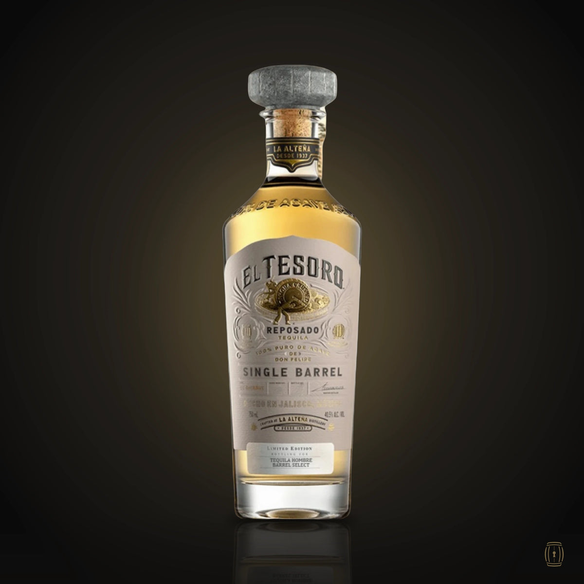 El Tesoro Reposado Single Barrel Limited Edition Tequila Hombre Barrel Select 750ml