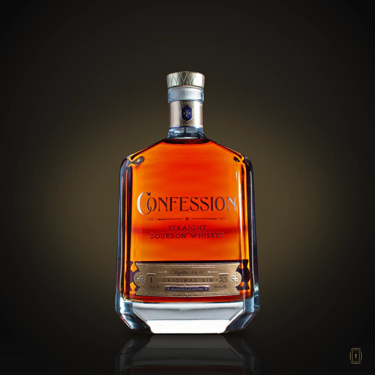 Burnt Church Distillery Confession Straight Bourbon Whiskey Chapter 1 Original Sin Limited Edition 750 ML