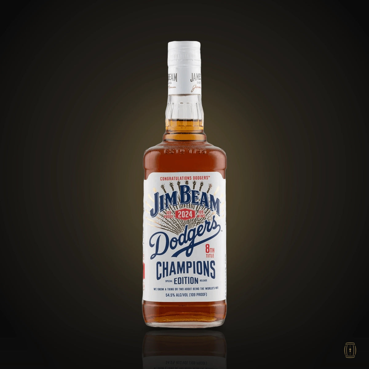 Jim Beam Dodgers 8th Title Champions Edition 2024 750ml