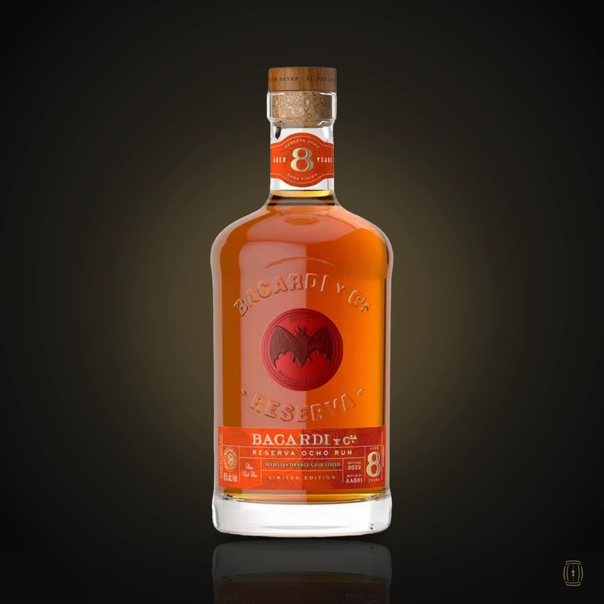 Bacardi Reserva Ocho Rum Sevillian Orange Cask Finish 750