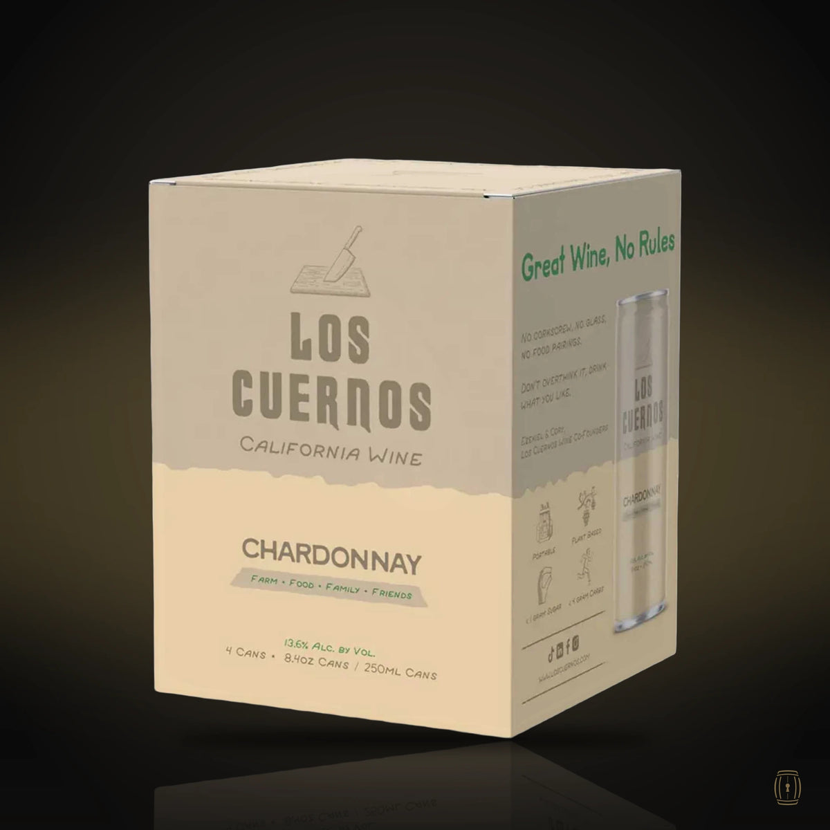 Los Cuernos Chardonnay 4pk