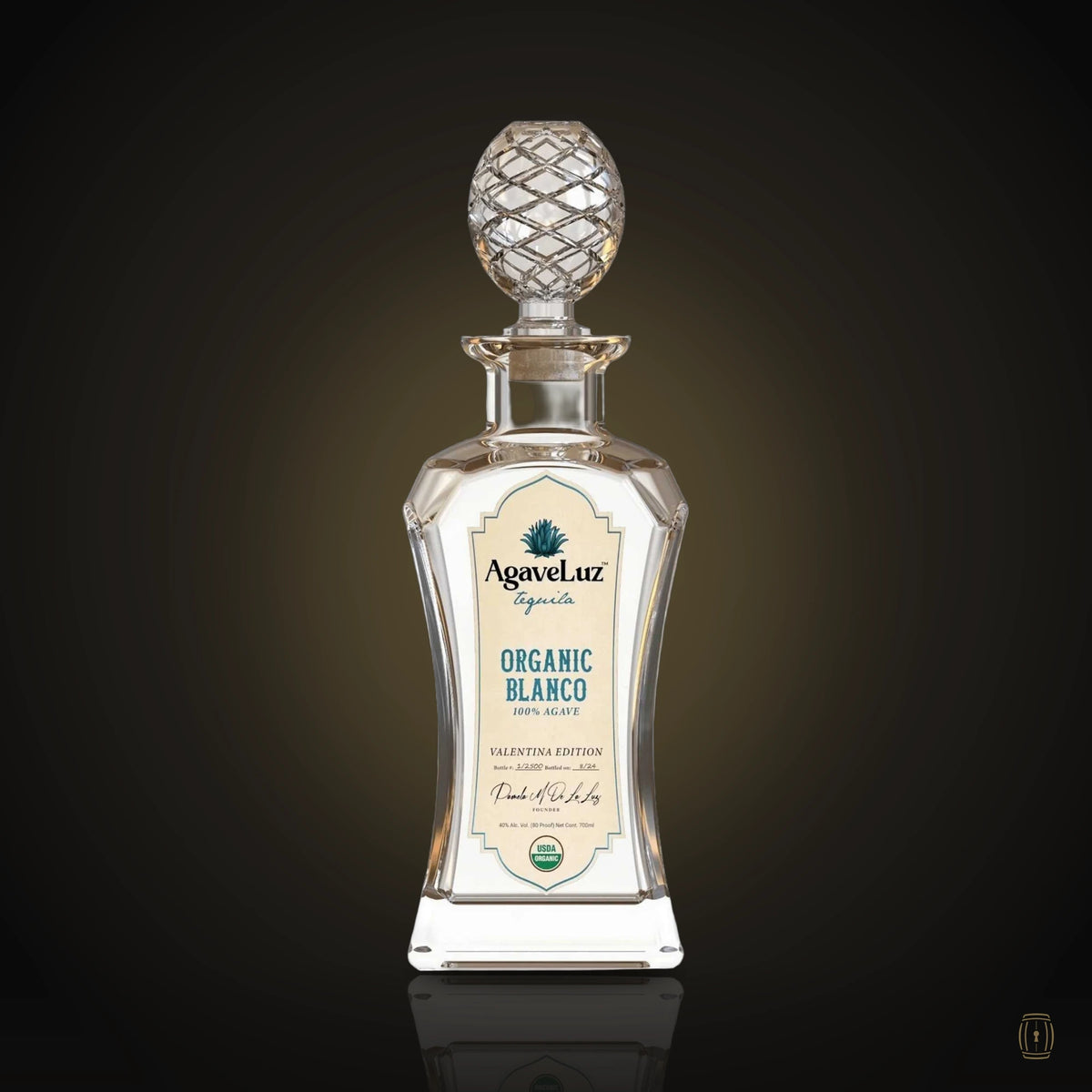 Agaveluz Organic Blanco Valentina Edition 700 ml