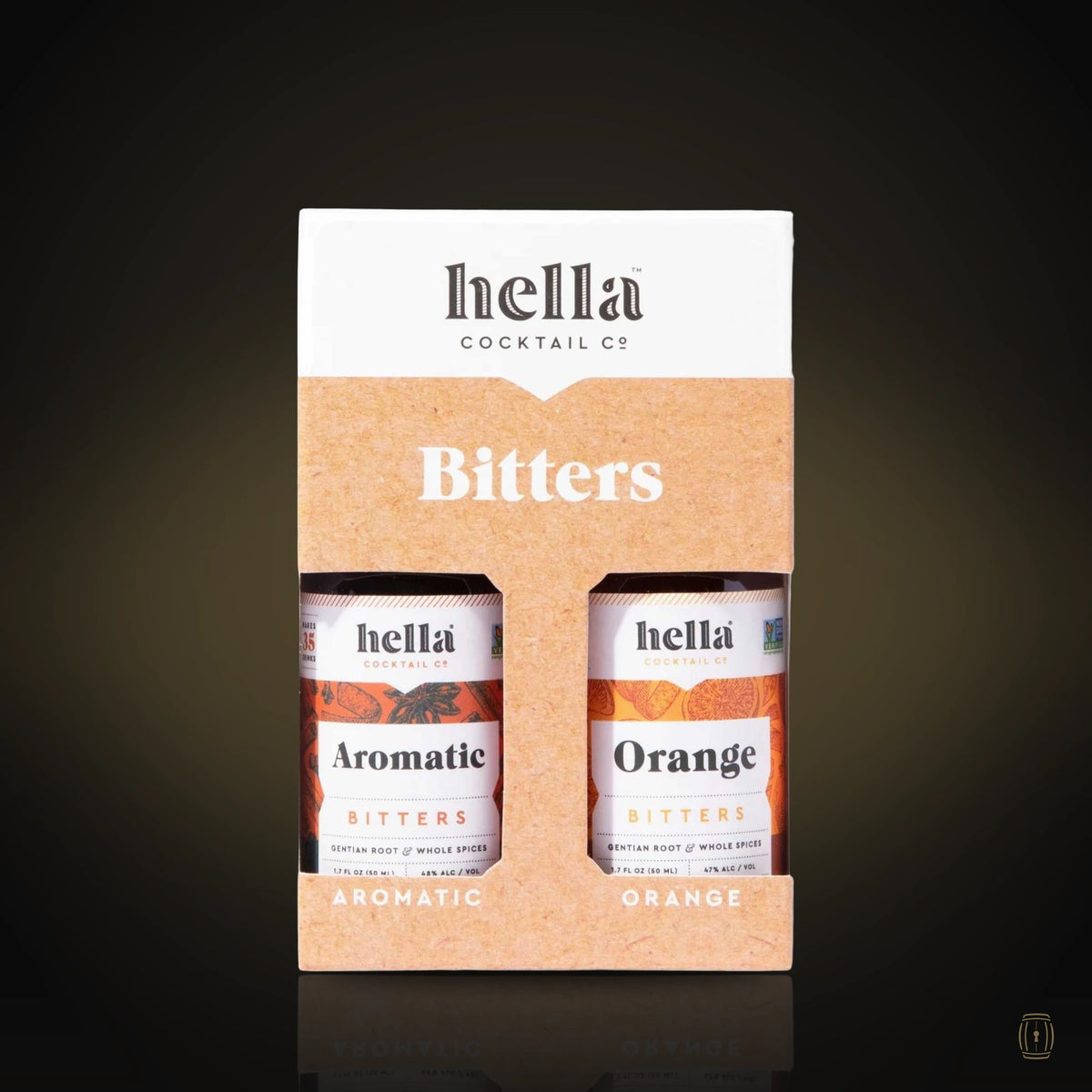 Hella Cocktails Orange & Aromatic Bitters 2 pack