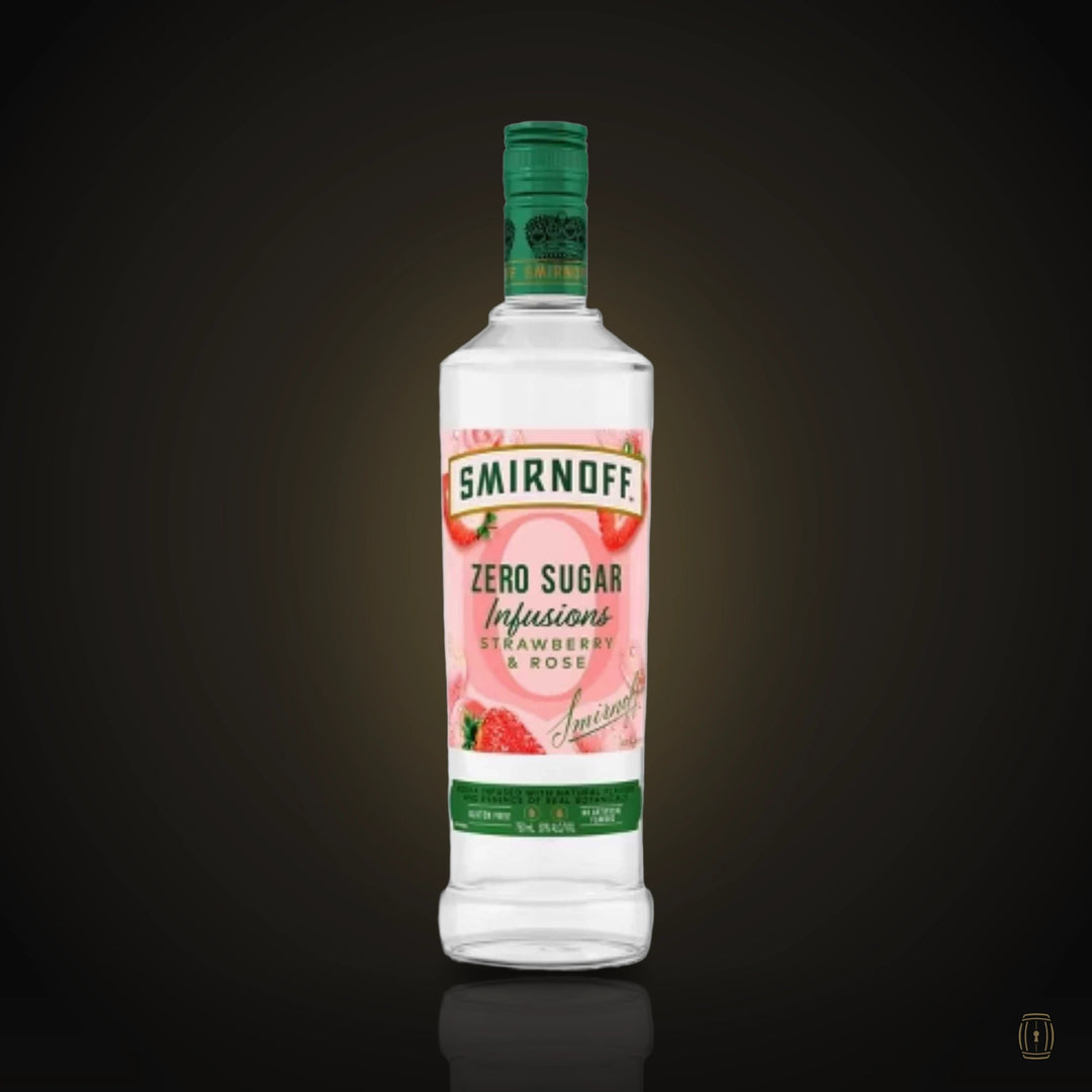 Smirnoff Zero Sugar Infusions Strawberry and Rose 750 ml
