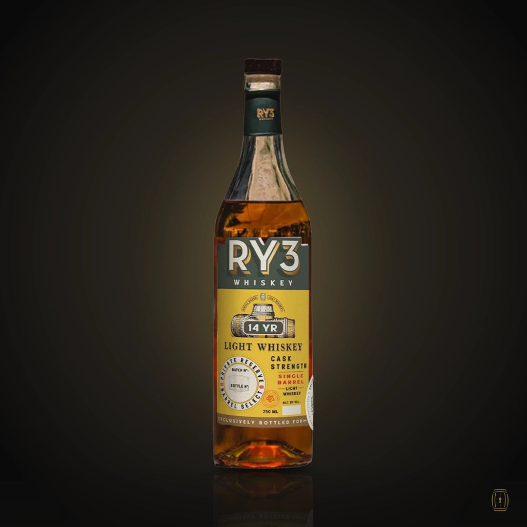 RY3 Whiskey 14 Year Light Whiskey Cask Strength 750ml