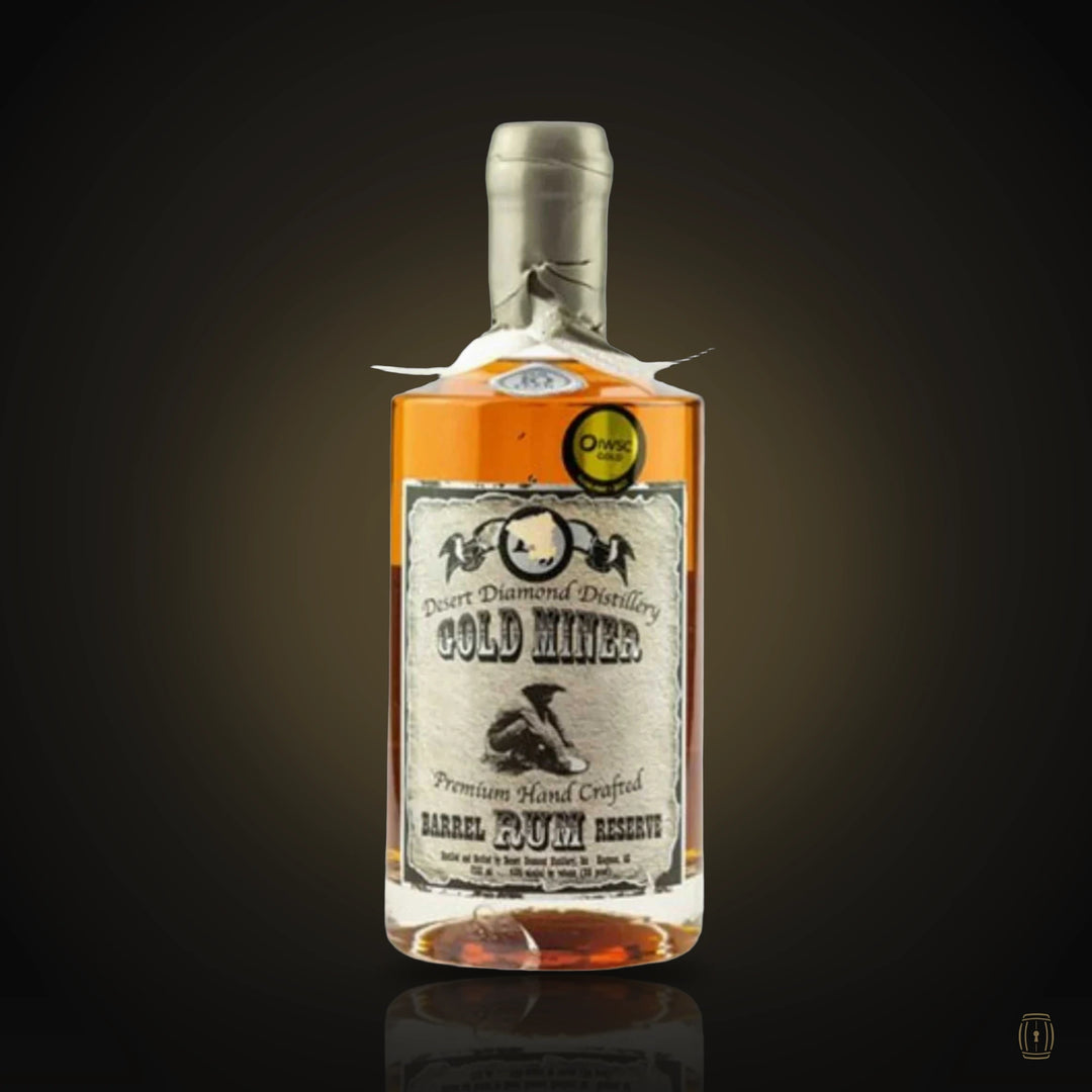 Desert Diamond Distillery Gold Miner Platinum Single Barrel Reserve Rum 10 year 750 ML