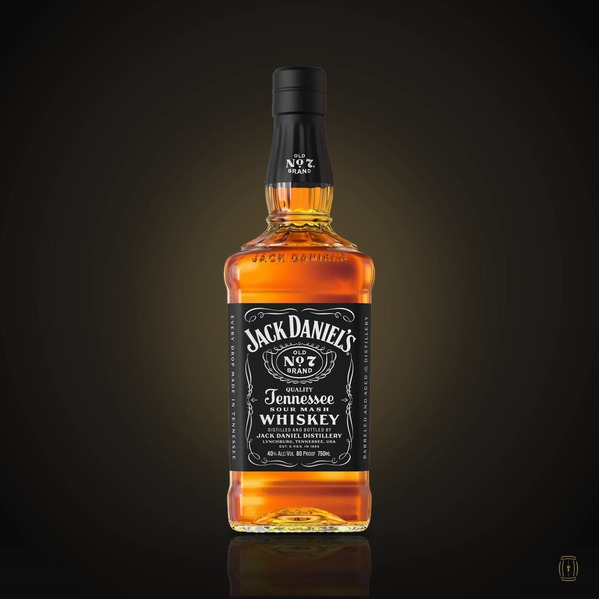 Jack Daniels Old No 7 Sour Mash Whiskey 750 ml