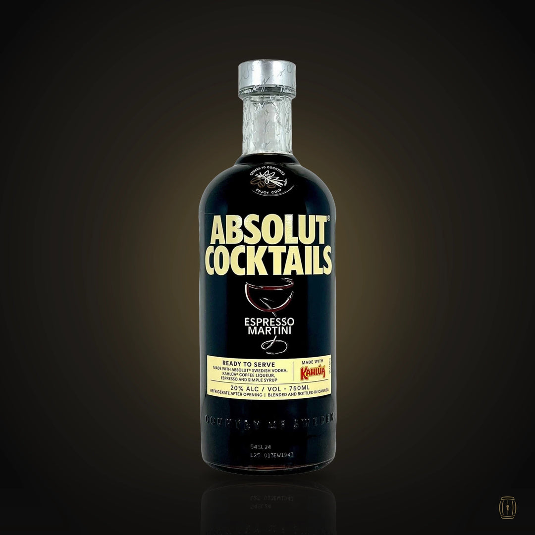 Absolut Cocktails Espresso Martini made with Kahlua 750 ML