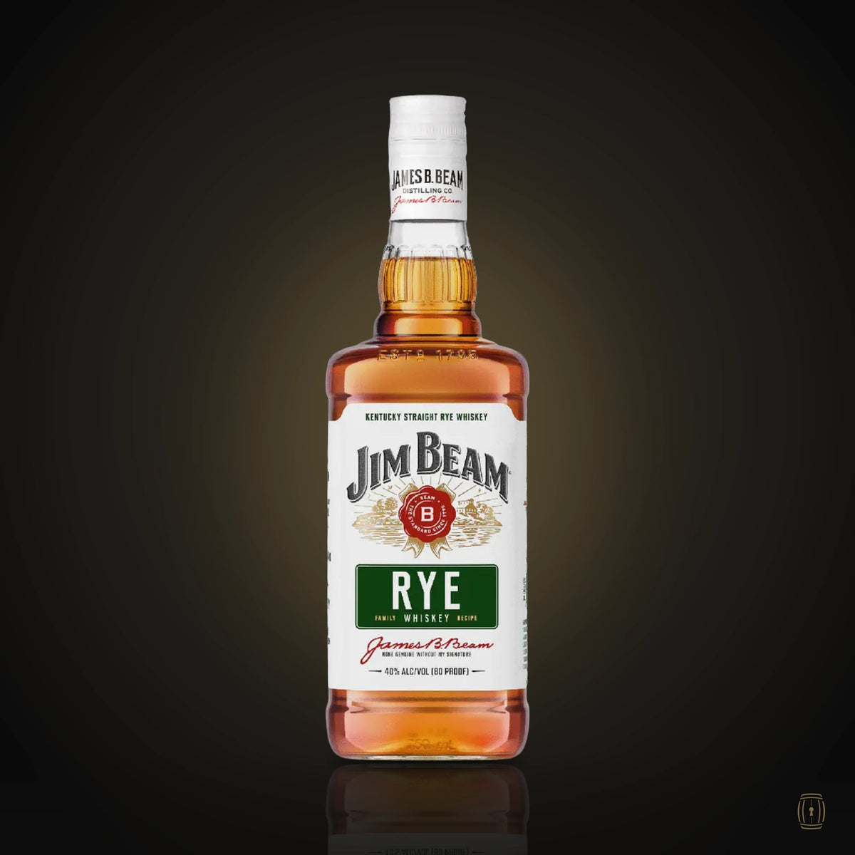 Jim Beam Rye 80 Proof 750ml
