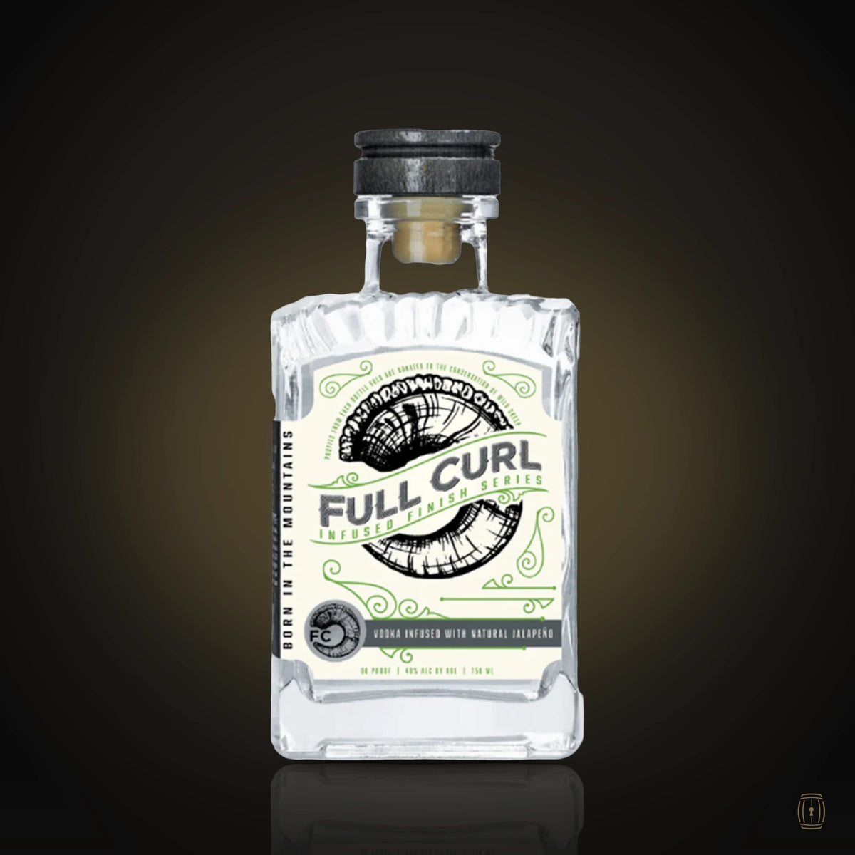 Full Curl Vodka Infused With Natural Jalapeno 750ml