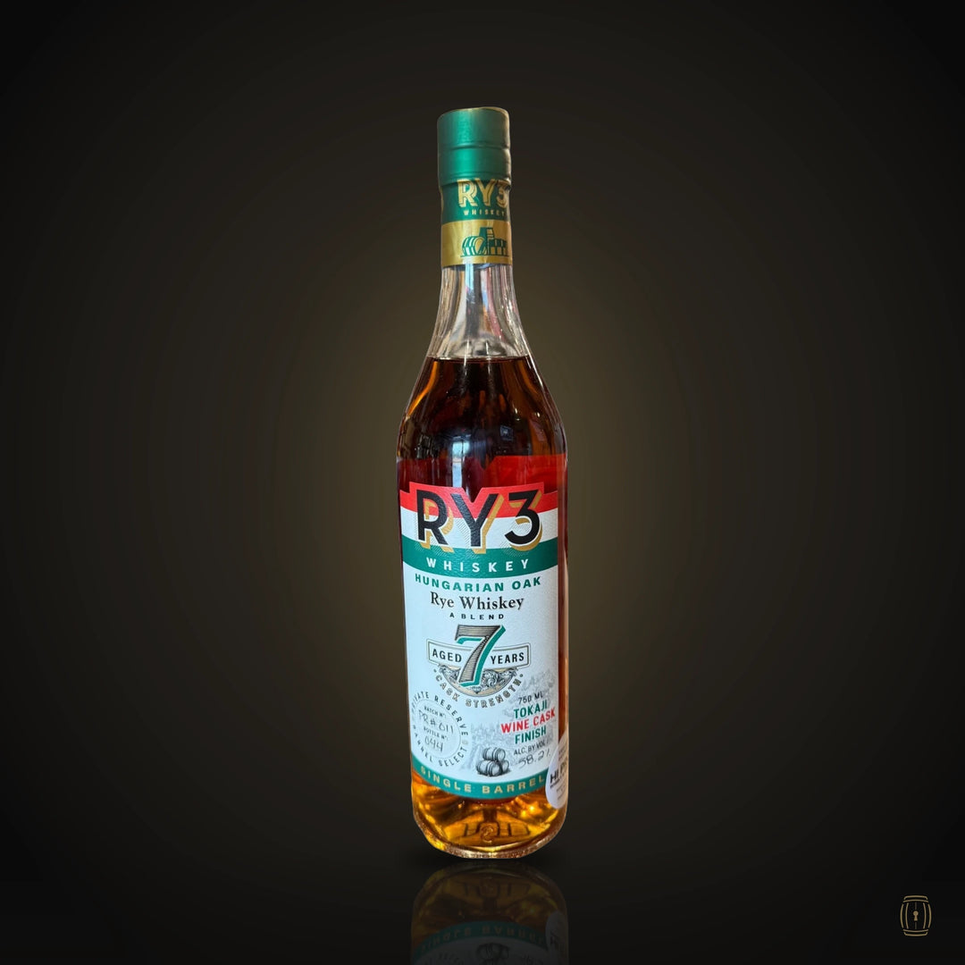 RY3 Whiskey Hungarian Oak 7 Year Tokaji Wine Cask Finish Single Barrel 750ml
