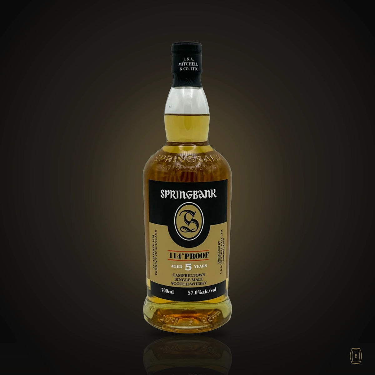 Springbank Single Malt Scotch 114 Proof 5 Year 700ml