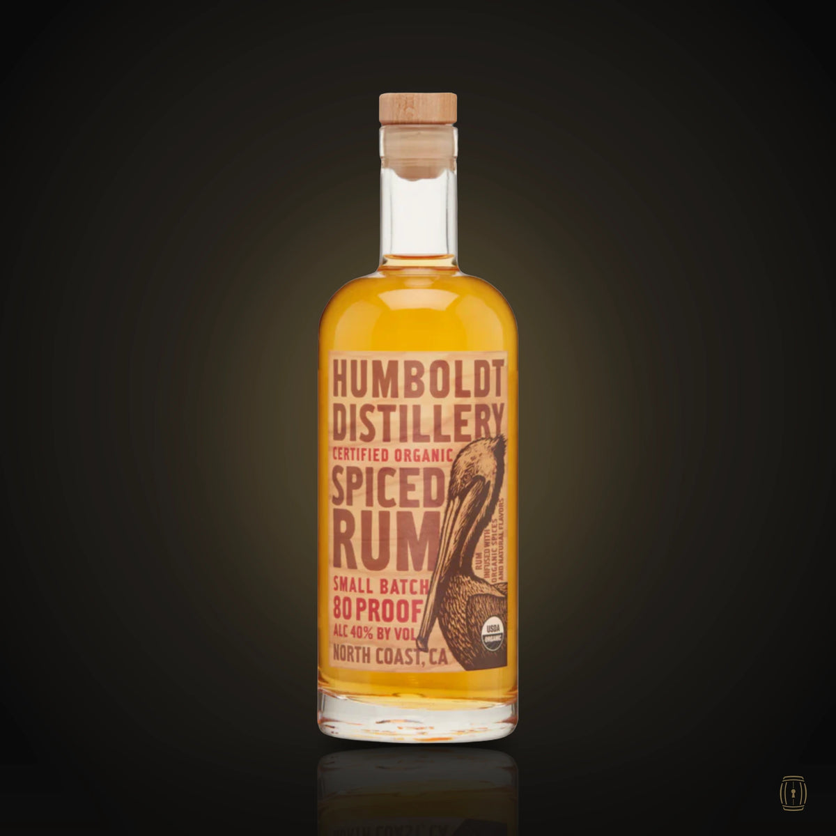 Humboldt Distillery Certified Organic Spiced Rum Small Batch 80 Proof 750 ml