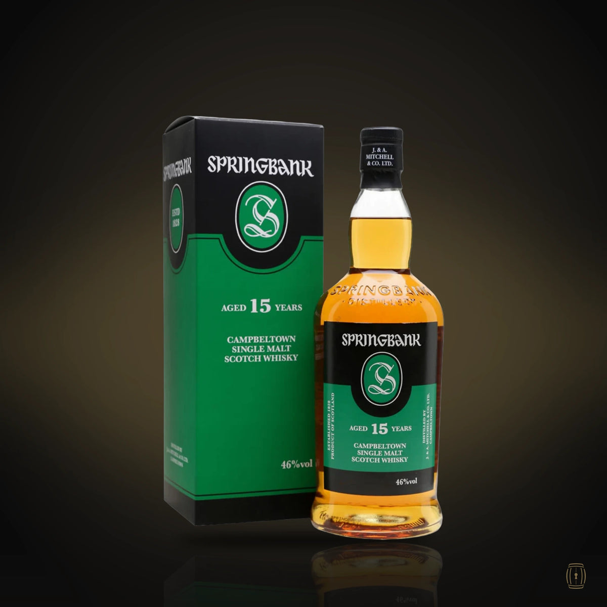 Springbank Distillery Campbeltown Single Malt Scotch Whiskey 15 year 700ml