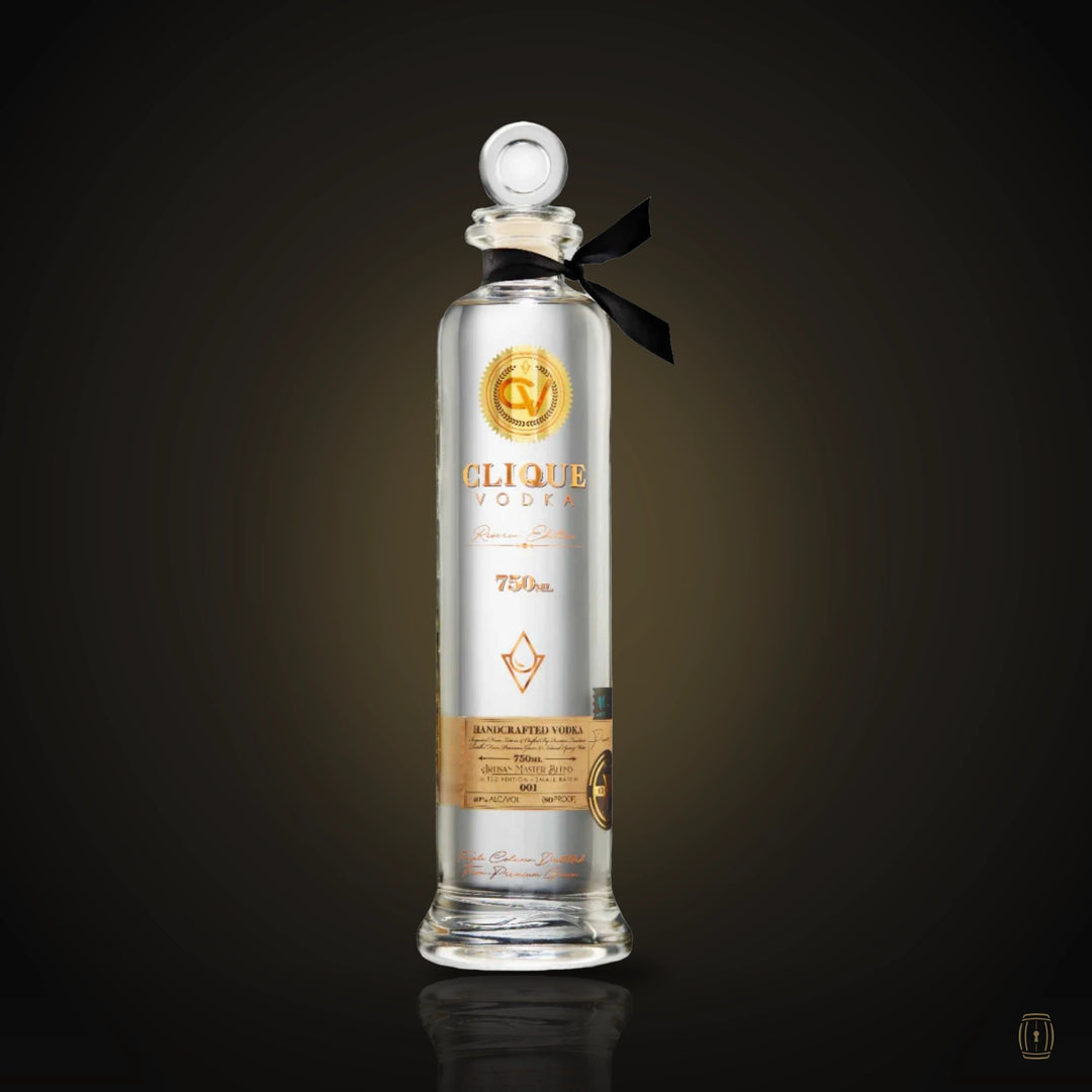 Clique Reserve Edition Handcrafted Vodka Artisan Master Blend Limited Edition Small Batch 001 750 ml