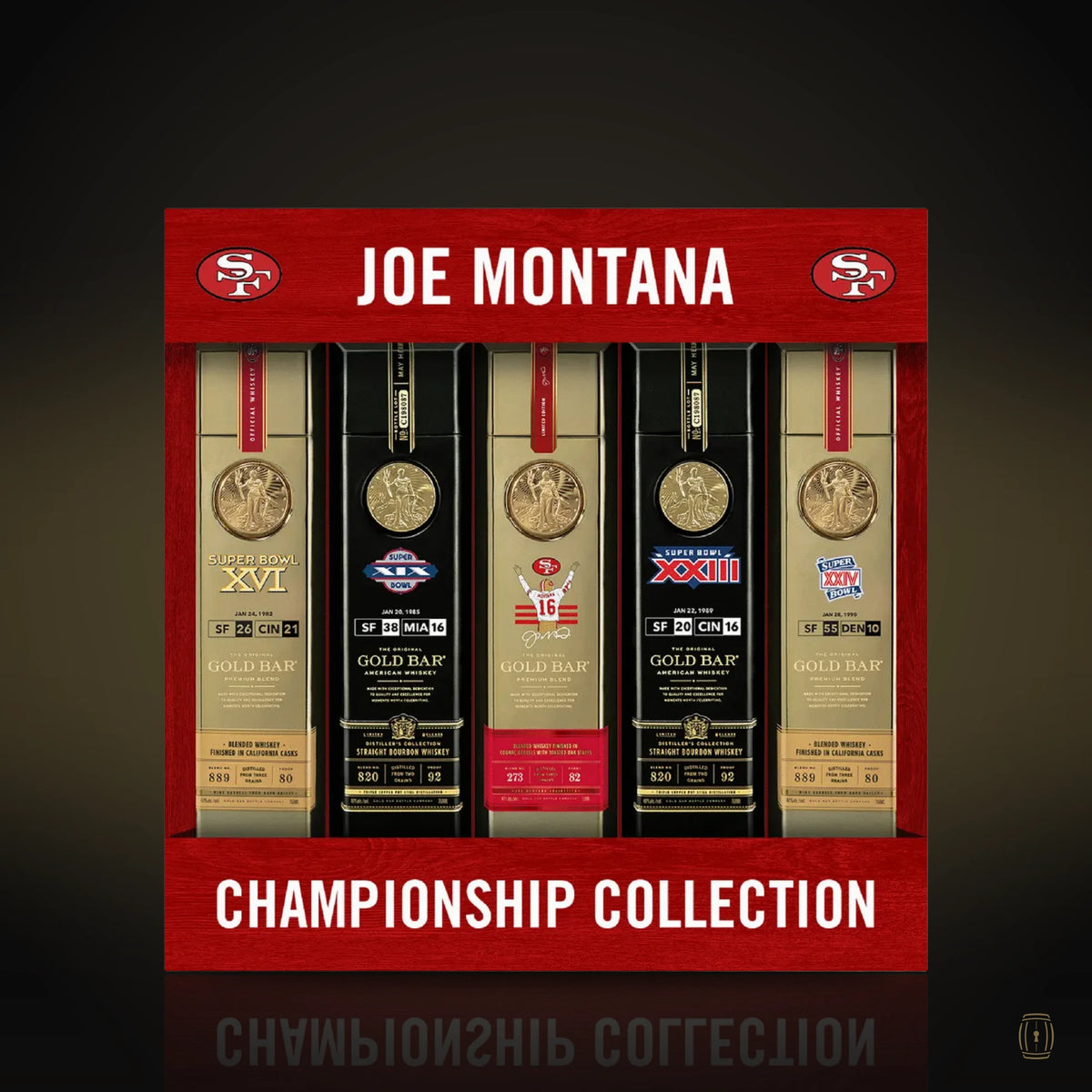 Gold Bar Joe Montana championship collection 750ml