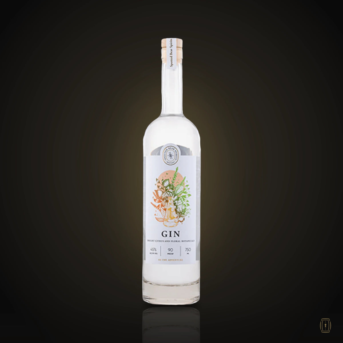 Spotted Bear Spirits Bright Citrus and Floral Botanicals Gin 750ml
