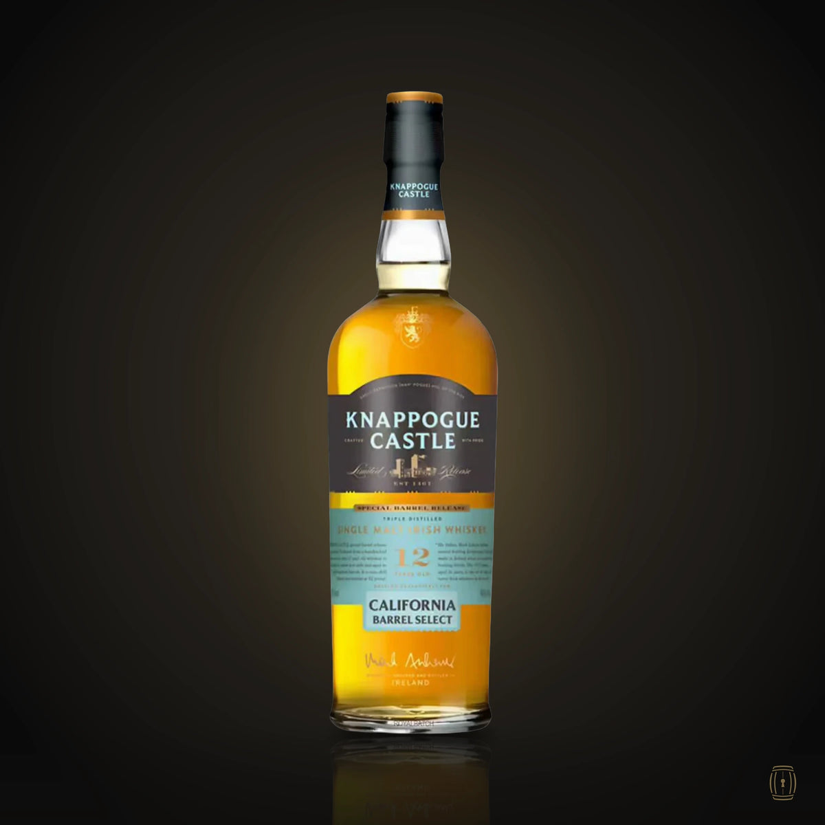 Knappogue Castle California Barrel Select Limited Release Single Malt Irish Whiskey 12 year 750ml
