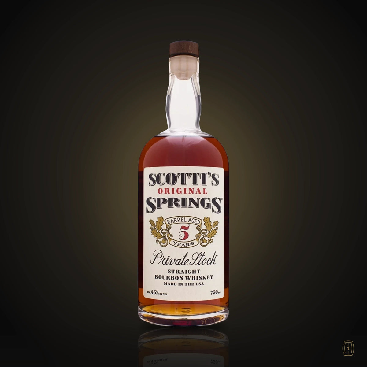 Scotti's Original Springs 5 Year Straight Bourbon Whiskey 750ml